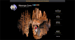 Desktop Screenshot of marengocave.com